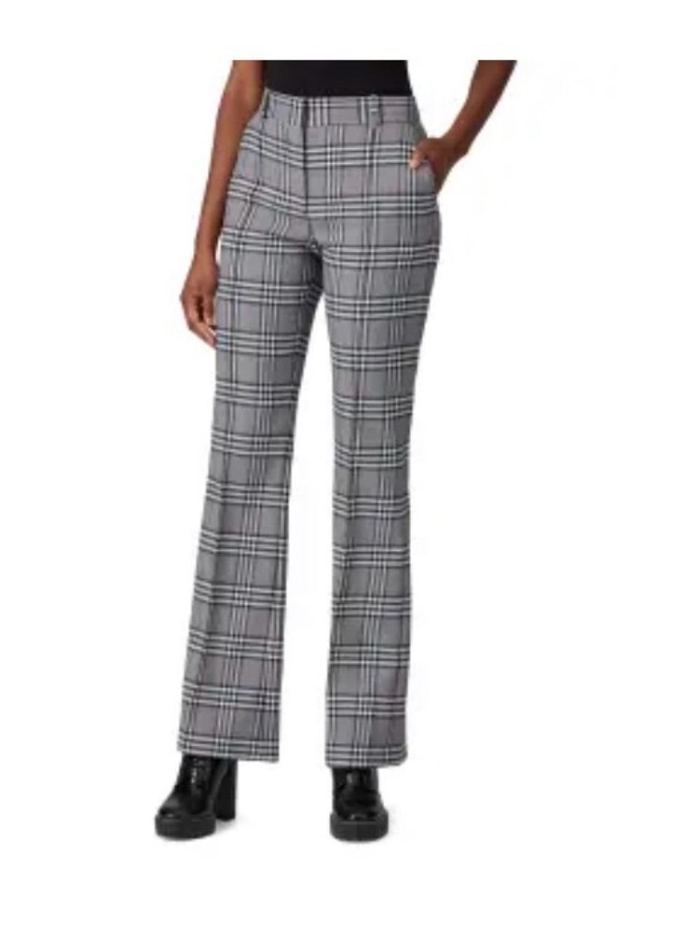 See by Chloe Classic Gray Plaid Women's Dress Pants